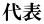 代表